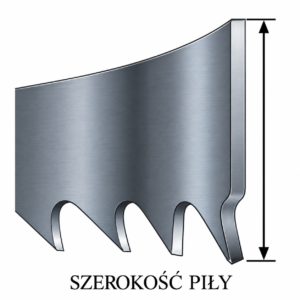 szerokość piły