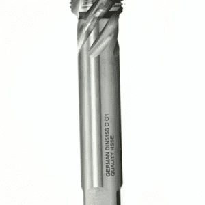 Gwintownik maszynowy DIN 5156 typ C HSS-E do gwintów rurowych G BSPP – widok całości narzędzia