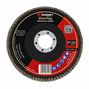 Tarcza lamelowa elektrokorundowa Koronet SilverFlap Aluminum Oxide 125x22mm